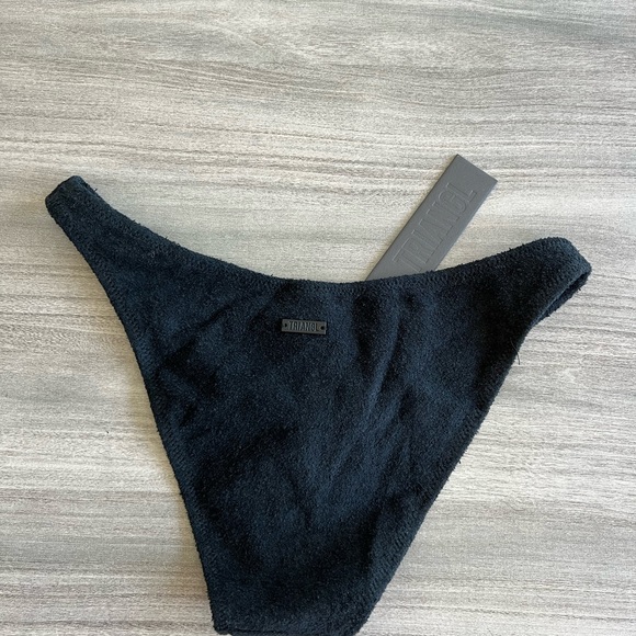 Triangl black terry cloth cheeky style - Picture 2 of 3